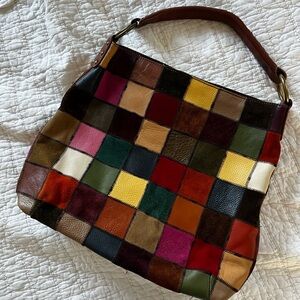 Lucky Brand Patchwork Leather Bag